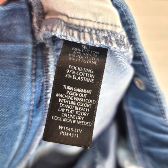 BETABRAND LIGHTWASH PULL ON JEGGINGS, SZ LARGE - Picture 9 of 14